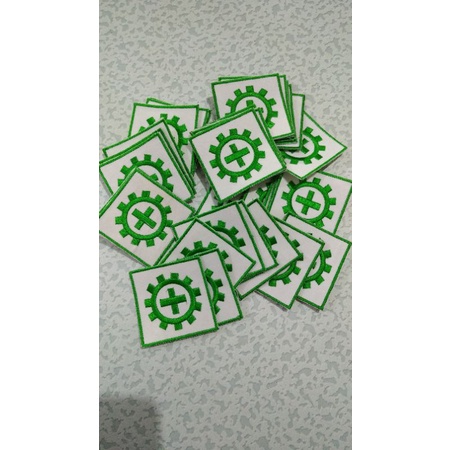 safety first bordir / logo bordir safety first