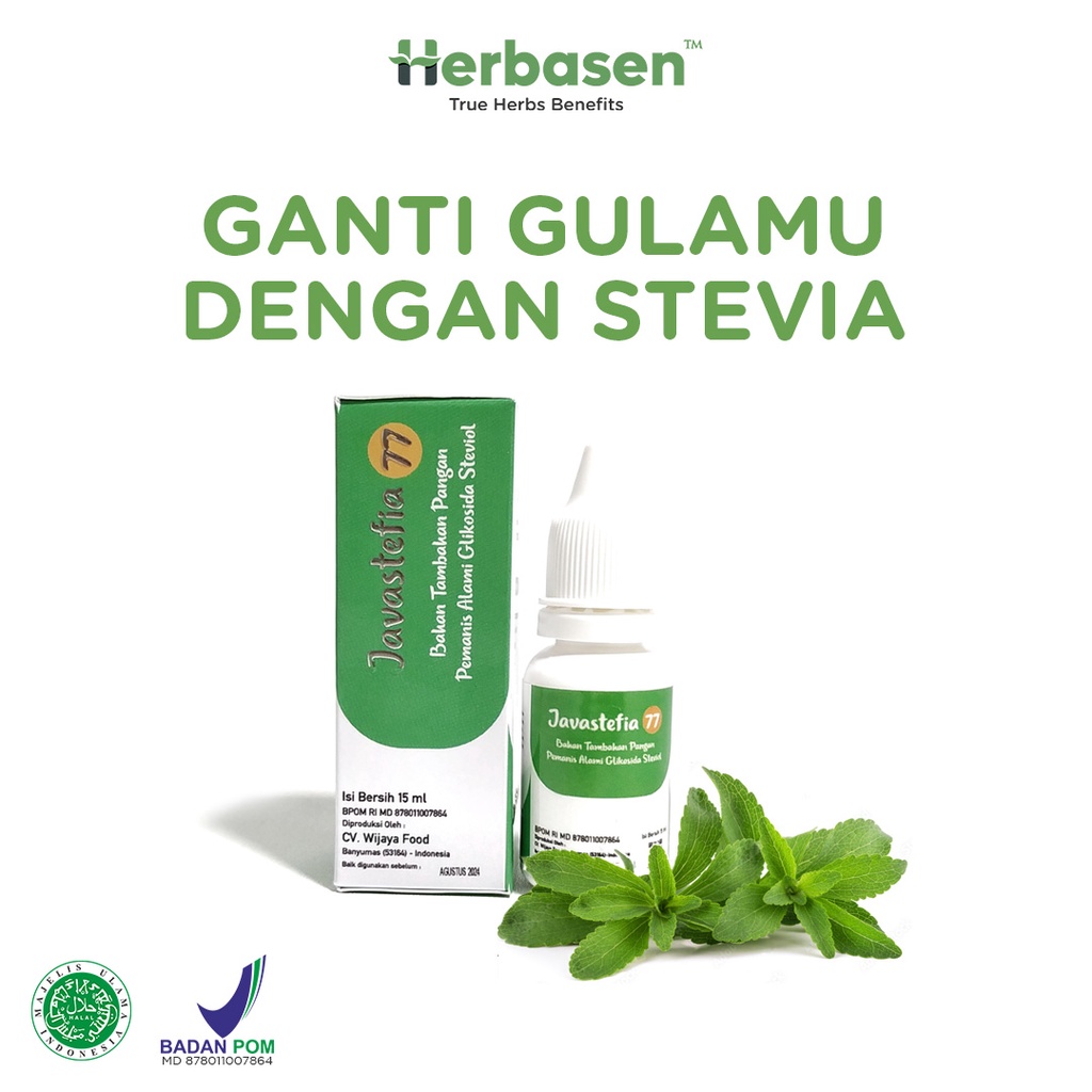 

Ekstrak Stevia BPOM Natural Sweetener Gula Diet Nol Kalori 15 Ml Pemanis Stefia Cair Cocok Bagi Penderita Diabetes