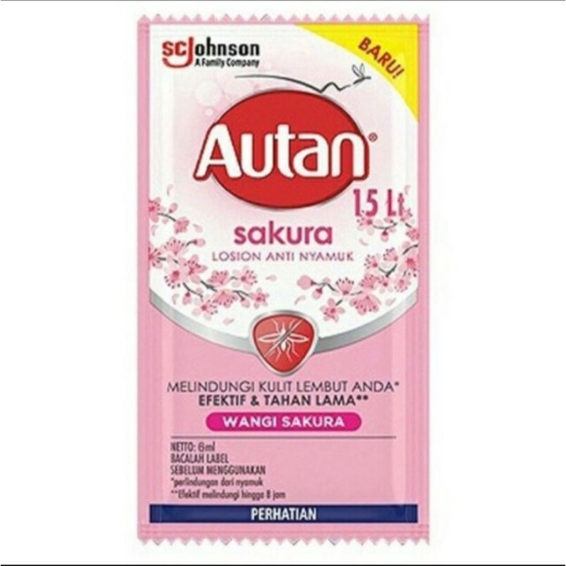 Autan Sakura Sachet 12pc/1 Renceng