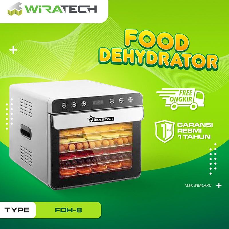 Food Dehydrator 8 Tray FDH-8 - Mesin Pengering Makanan - Pengering Buah Ikan Sayur