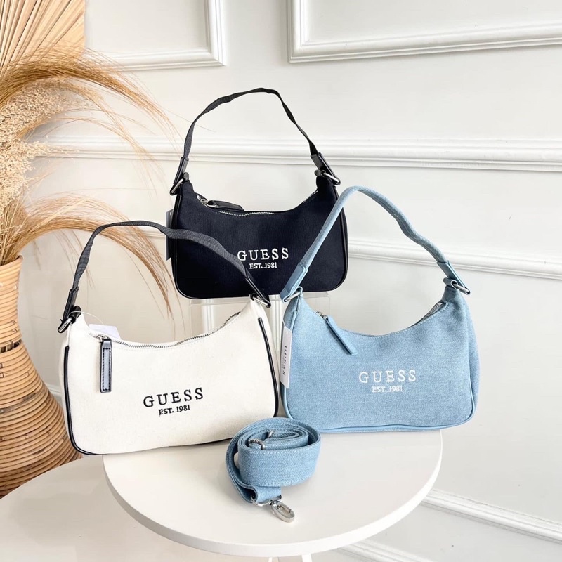 GUESS DENIM SHOULDER BAG_GB796