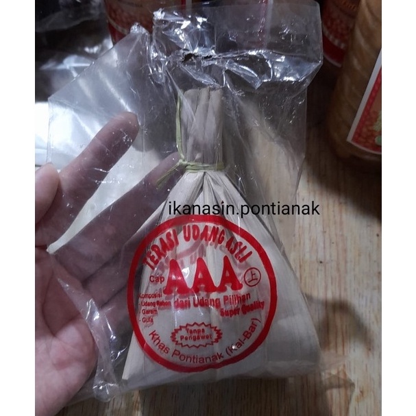 

Terasi Udang cap AAA khas Pontianak | Terasi Pontianak | oleh-oleh khas pontianak | Terasi udang asli | belacan pontianak