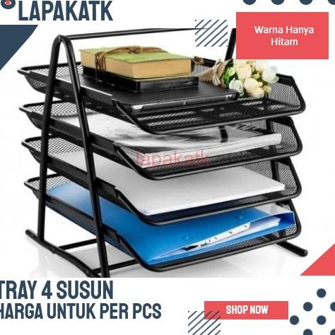 

Rak kertas besi 4 susun / Tray besi 4 susun