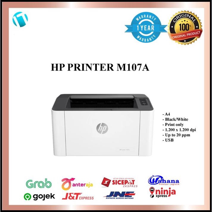 

Terbaru !!! Hp Printer M107A Laserjet Monochrome | Laser 107A 4Zb77A