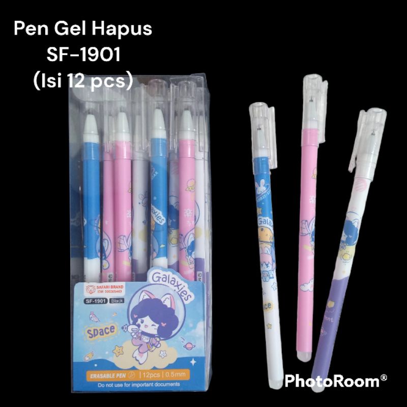 

Bolpen Viral / Bolpen Hapus / Erasable Pen Safari Brand SF-1901 (Isi 12 pcs)