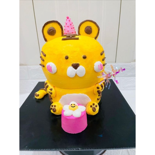 

Tiger Birthday Cake / kue ultah Harimau / macam