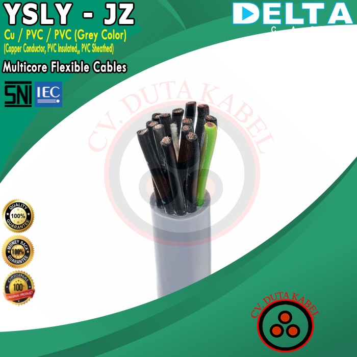 Kabel YSLY-JZ 14x1,5 mm2 DELTA /14x1,5mm2/14x1.5 mm2/14x1.5mm2/14 x 1,5 mm2/14x1,5mm