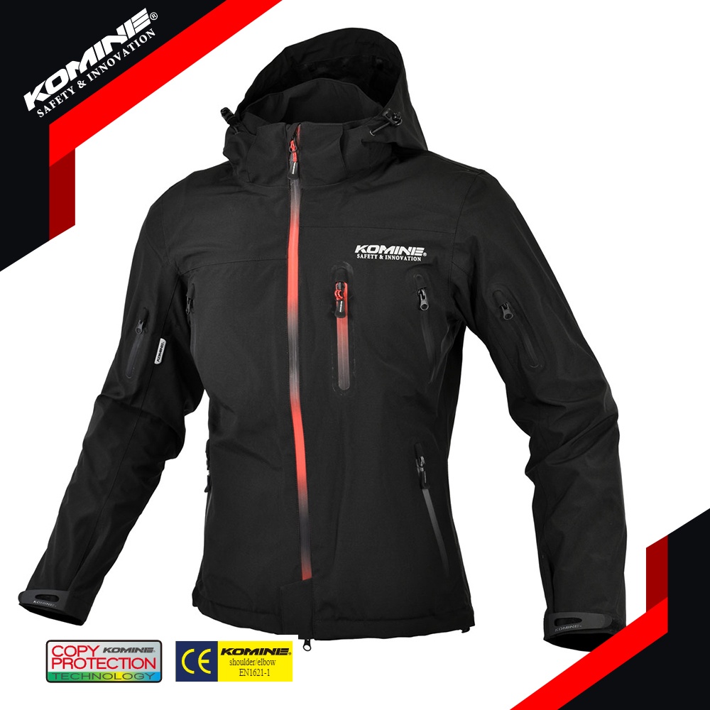 Jaket Motor Komine JK-555 Waterproof Protection 3L Parka Riding Jacket Original