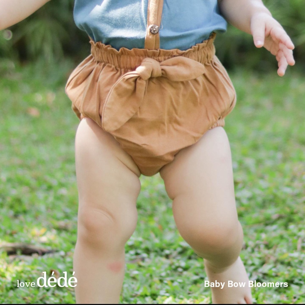 OEKO TEX certified! Baby Bow Bloomers with ruffles lovedede Celana Puff anak bayi Lembut Nyaman Lucu Termurah Terlaris celana JEANS babeebabyshop bayi carrol