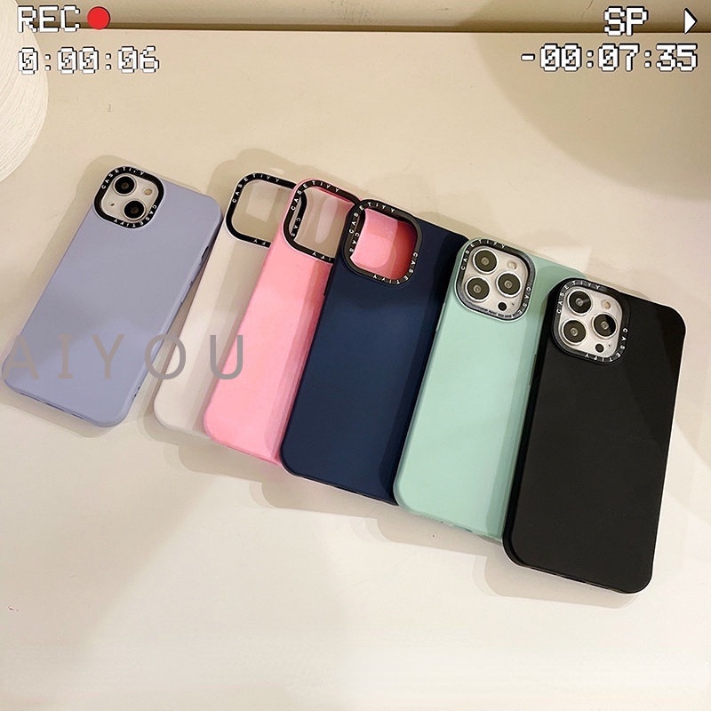 Soft Case Silikon Matte Shockproof Anti Jatuh Untuk iPhone 14 13 12 11 Pro MAX XR IX XS MAX 7Plus 8Plus