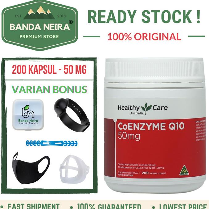 Healthy Care CoEnzyme Q10 50 Mg 200 Kapsul
