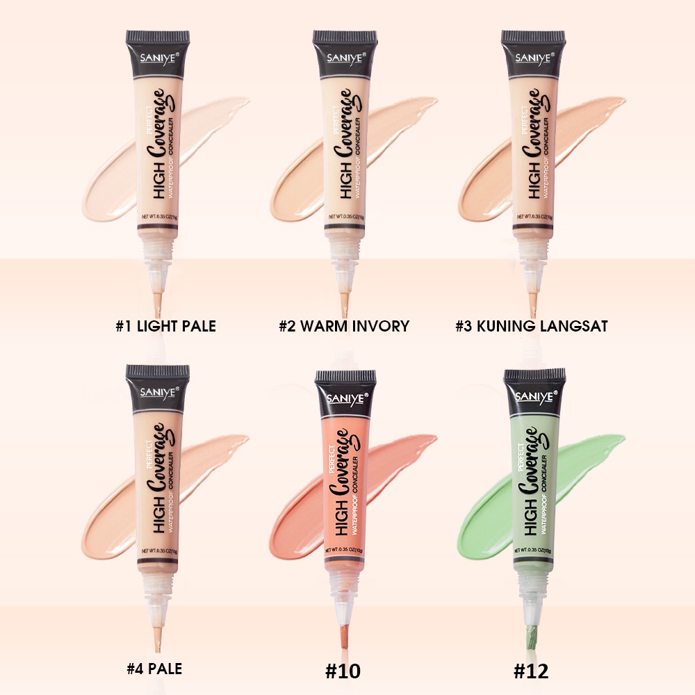 ❤ MEMEY ❤ SANIYE Perfect High Coverage Concealer R1072 ✔️BPOM