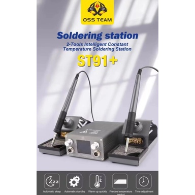 SOLDER STATION OSS-TEAM ST91 ST-91 T12 OSS TEAM ST91+ DOBELE SOLDER ORIGINAL OSS TEAM ST91+ Solder S