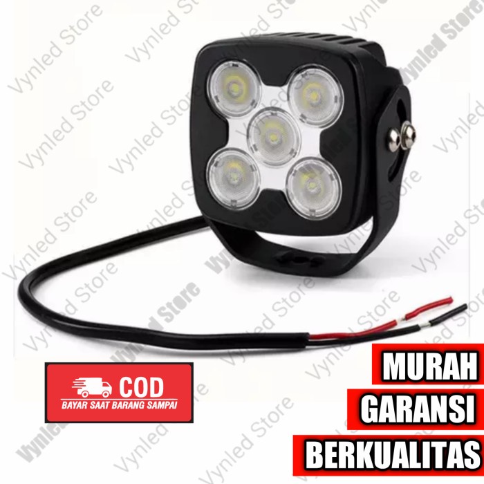 Lampu led tembak sorot motor mobil 5 mata 12 24 volt