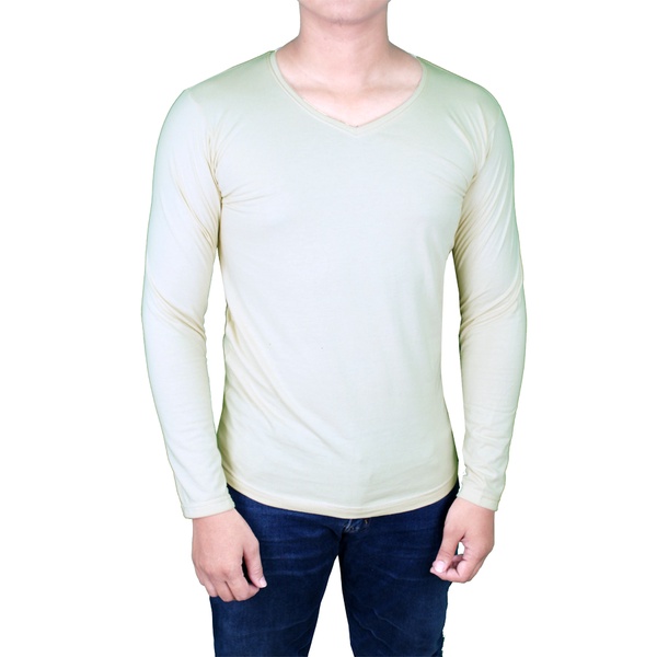 Men’S Fashion Long Sleeved Tshirt Salur Biru – PAN 781