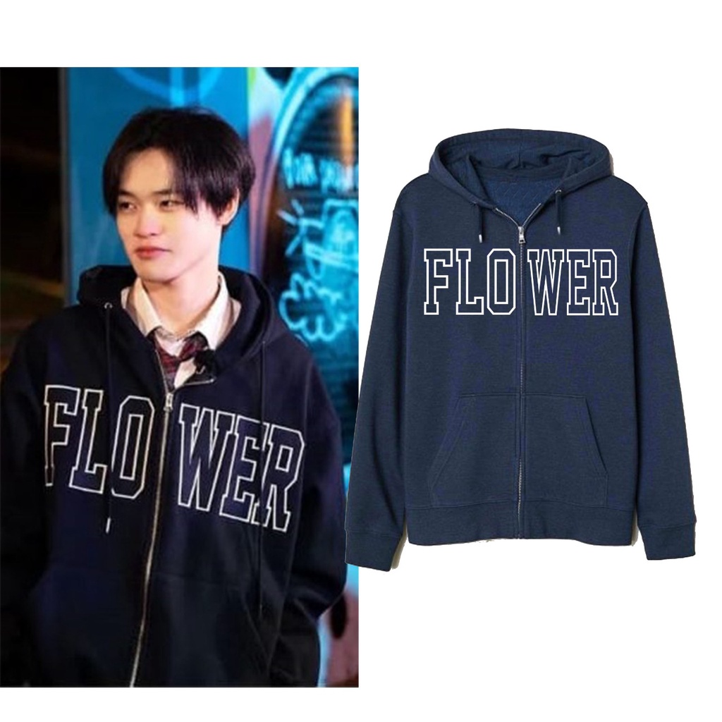 Jaket zipper NCT Chenle flower DTF