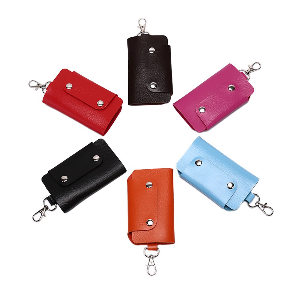 PU Key Holder Tempat Gantungan Kunci Mobil Dompet Kunci Mobil Motor