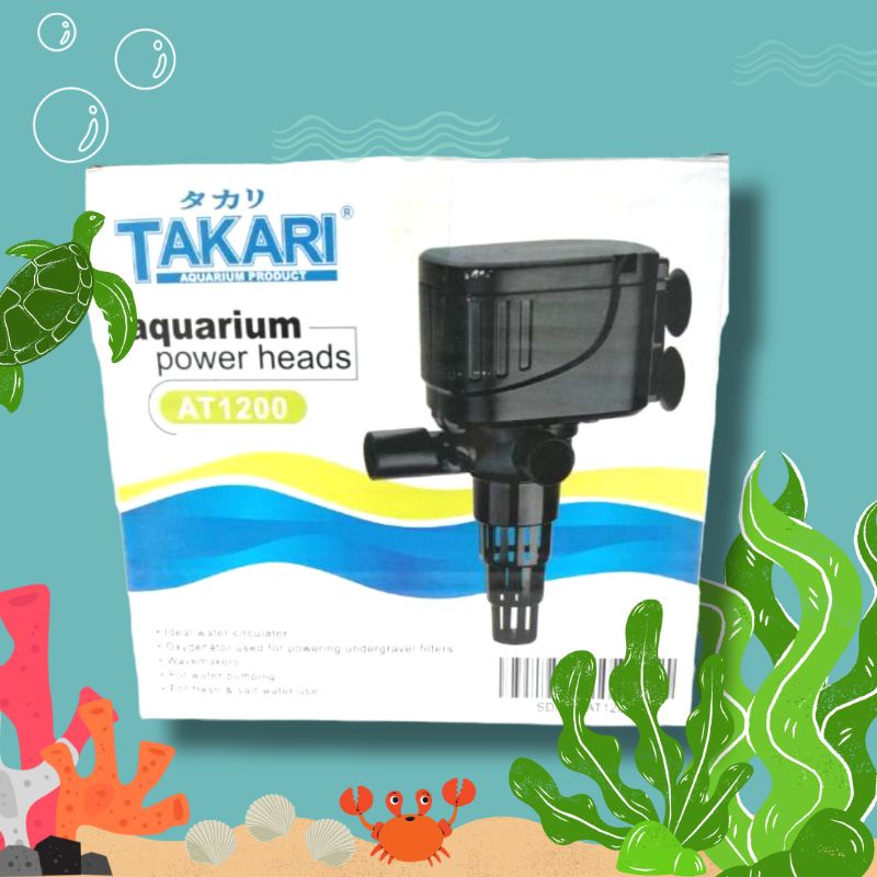 PROMO MURAH Pompa Kolam Aquarium TAKARI AT 1200