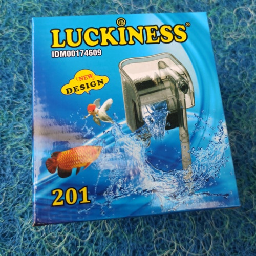 Filter gantung luckiness, hanging filter luckiness, hang on filter luckines, filter gantung aquarium
