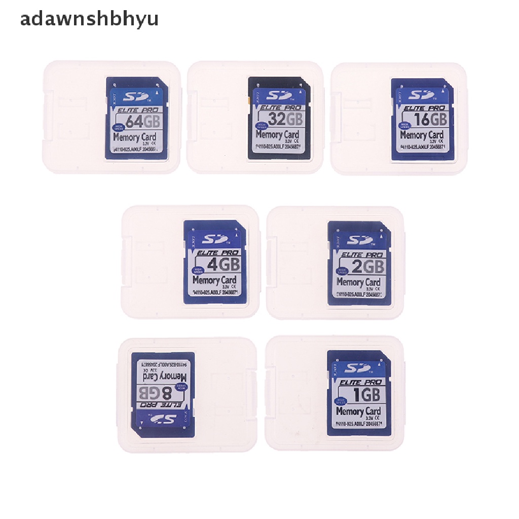 Adawnshbhyu SD Card 1GB 2GB 4GB 8GB 16GB 32GB 64GB Aman Digital Flash Memory Card ID