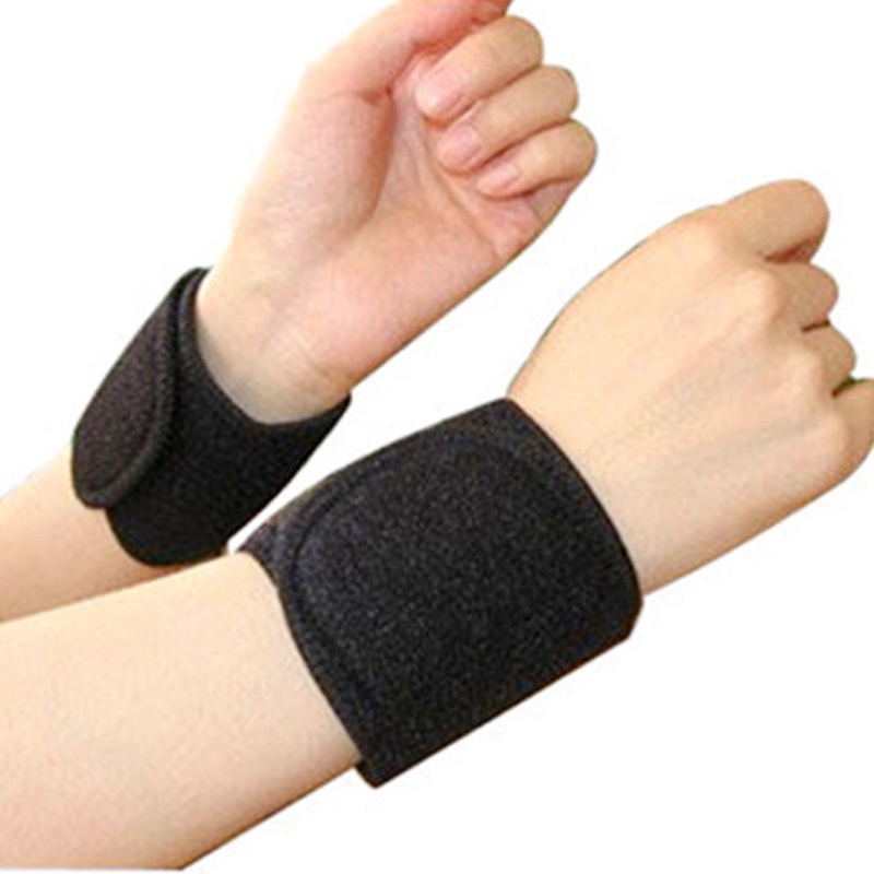 Self-heating Magnet Wrist Support Brace Guard Protector Pad Musim Dingin Tetap Hangat Band Olahraga Pelindung Gear Bracers