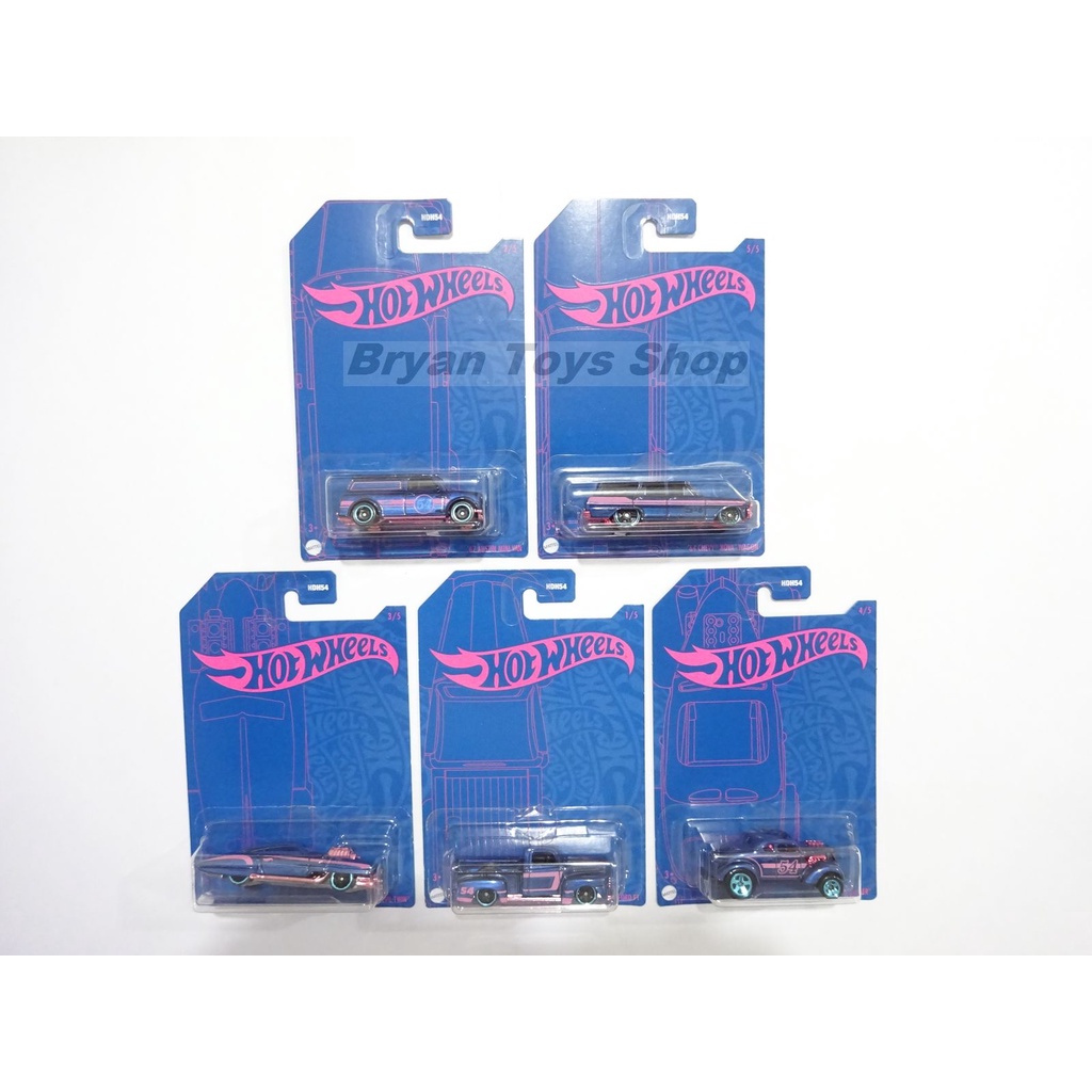 Hot Wheels PEARL AND CHROME Set isi 5 Pcs