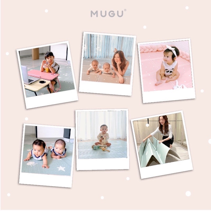 Mugu Folding Playmat Karpet Bermain Anak Karpet Lipat