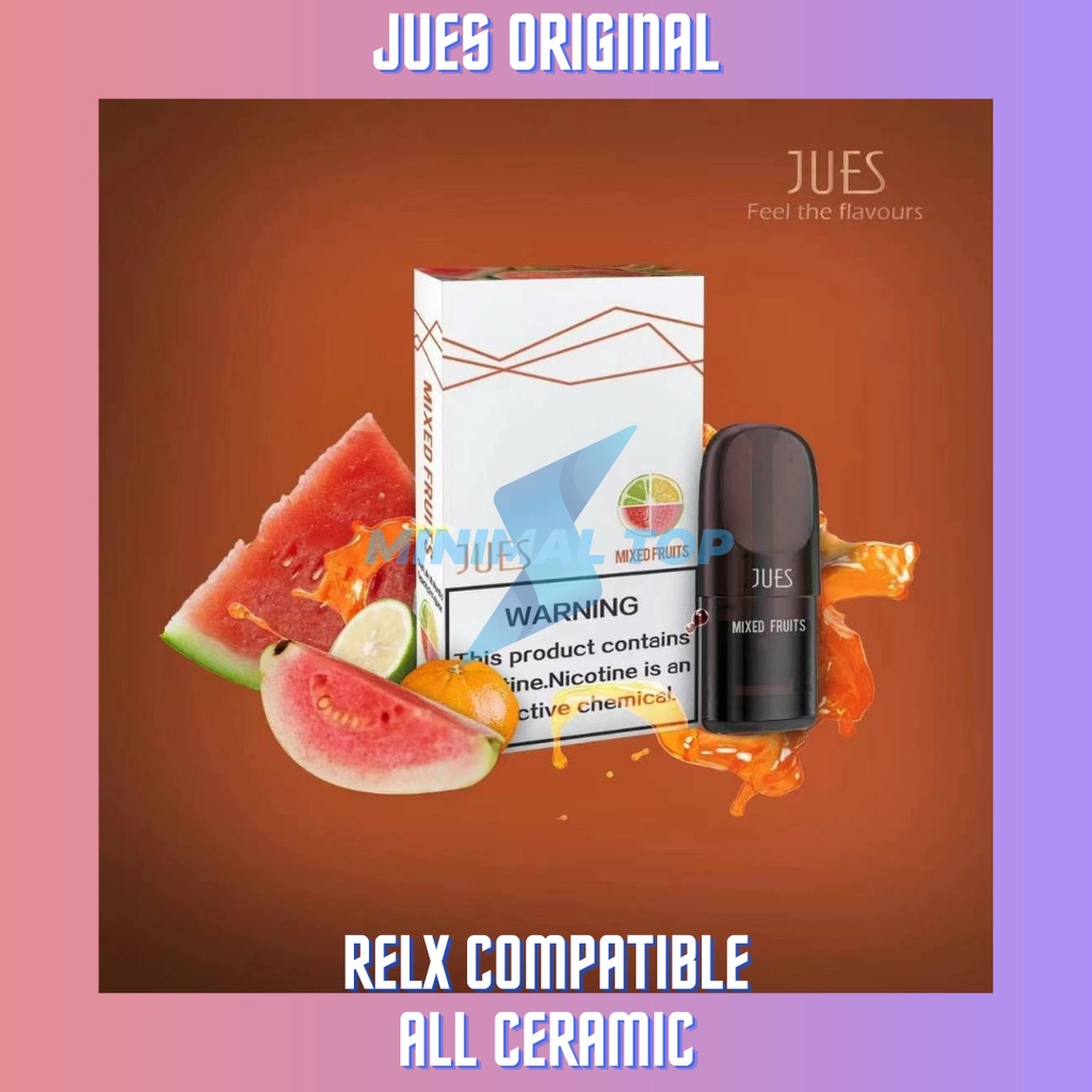 JUES Pods Pro Mixed Fruits (Cocok dengan Relx Infinity Essential Phantom)