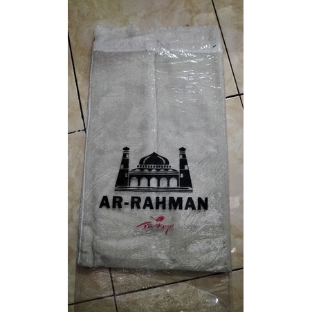 sajadah putih polos turkey