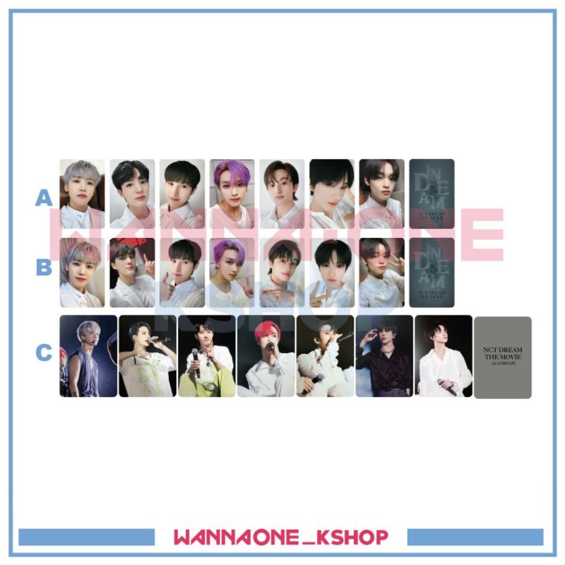 photocard the dream movie nct dream