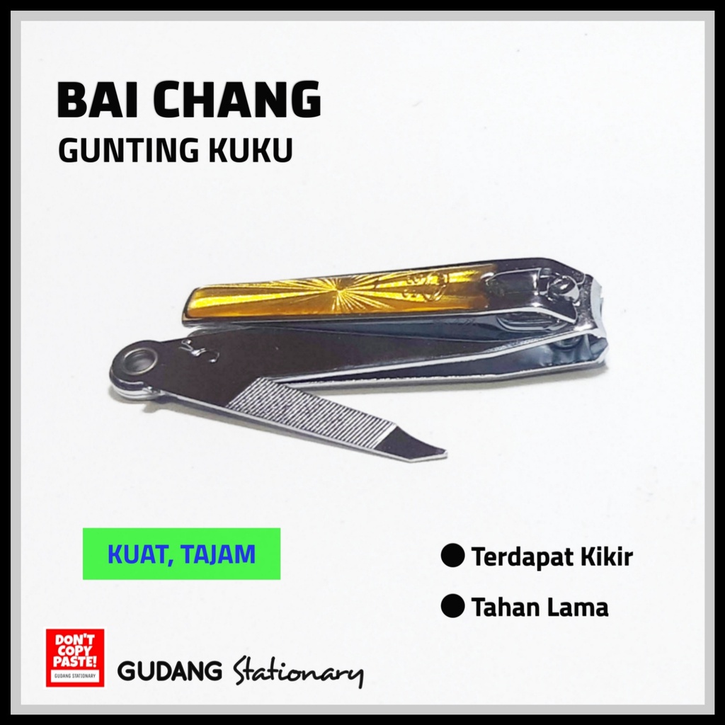 Gunting Kuku Sedang BAI CHANG [ 1 pcs ]