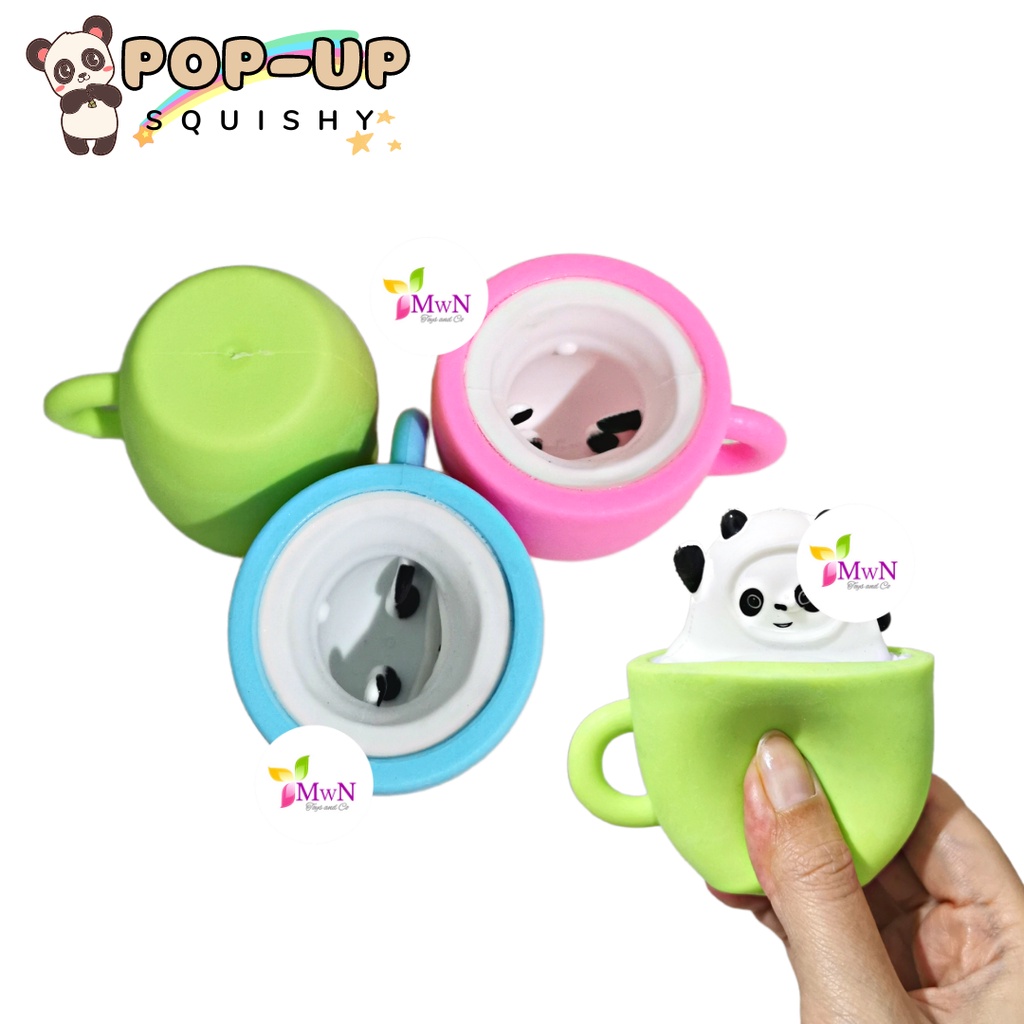 MWN Mainan Squishy Pop up Animal / Squishy Anti stress