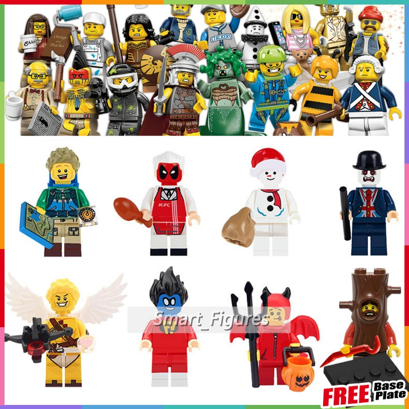 Cupid Minifigures Setan Kecil Deadpool KFC Vampir Leicester Freakazoid Mainan Hadiah Natal Angka Mini MG9001