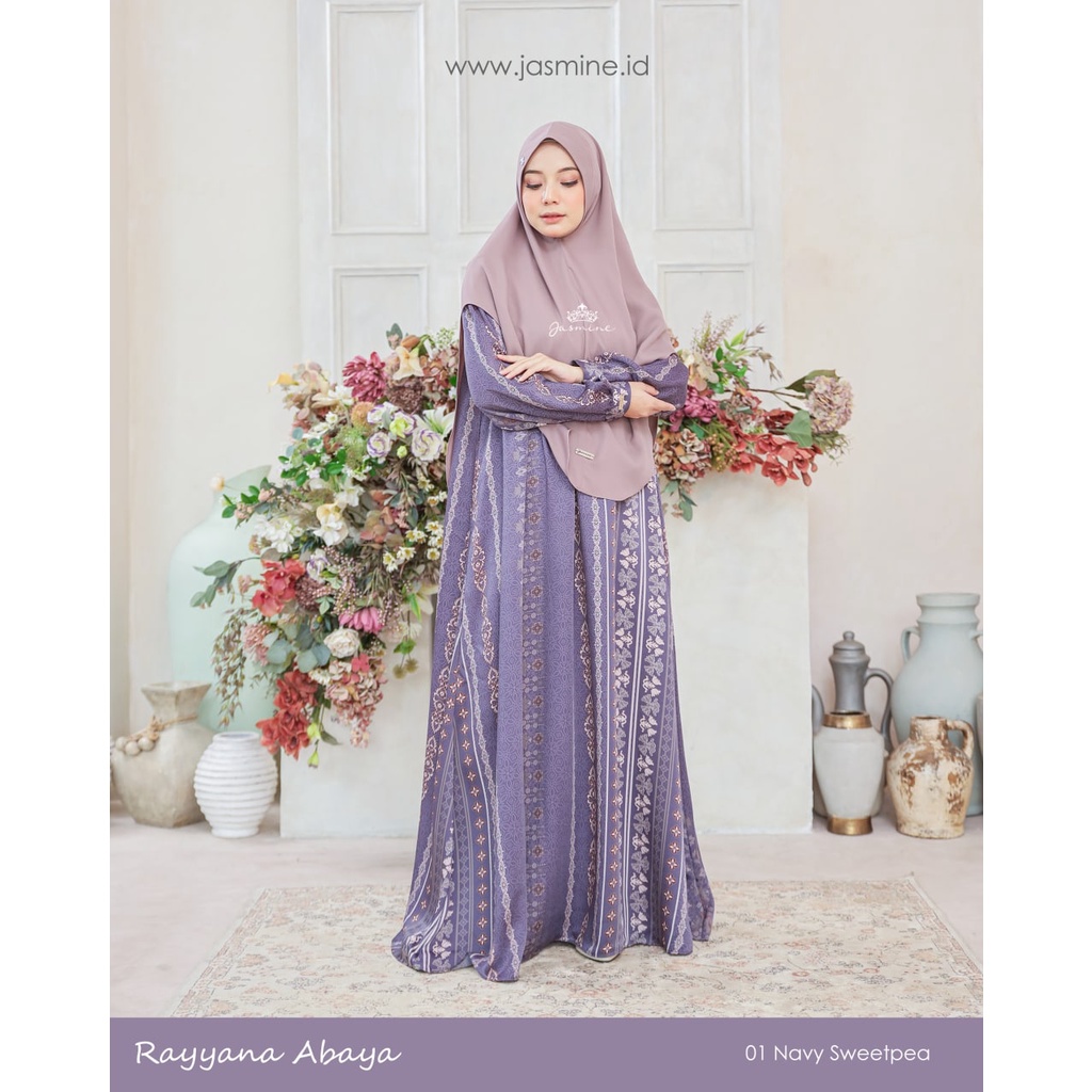 Rayyana Abaya by Jasmine (New Seroja Family)