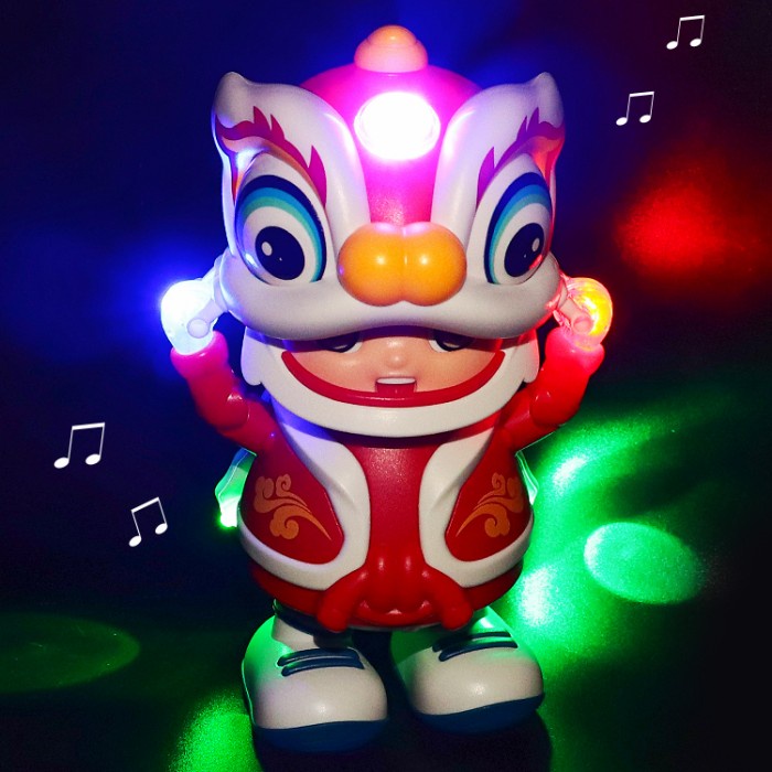 Dance Barongsai Imlek Kado Mainan Musik Joget Barongsay Souvenir Imlek Ornamen Imlek Harga Grosir Termurah