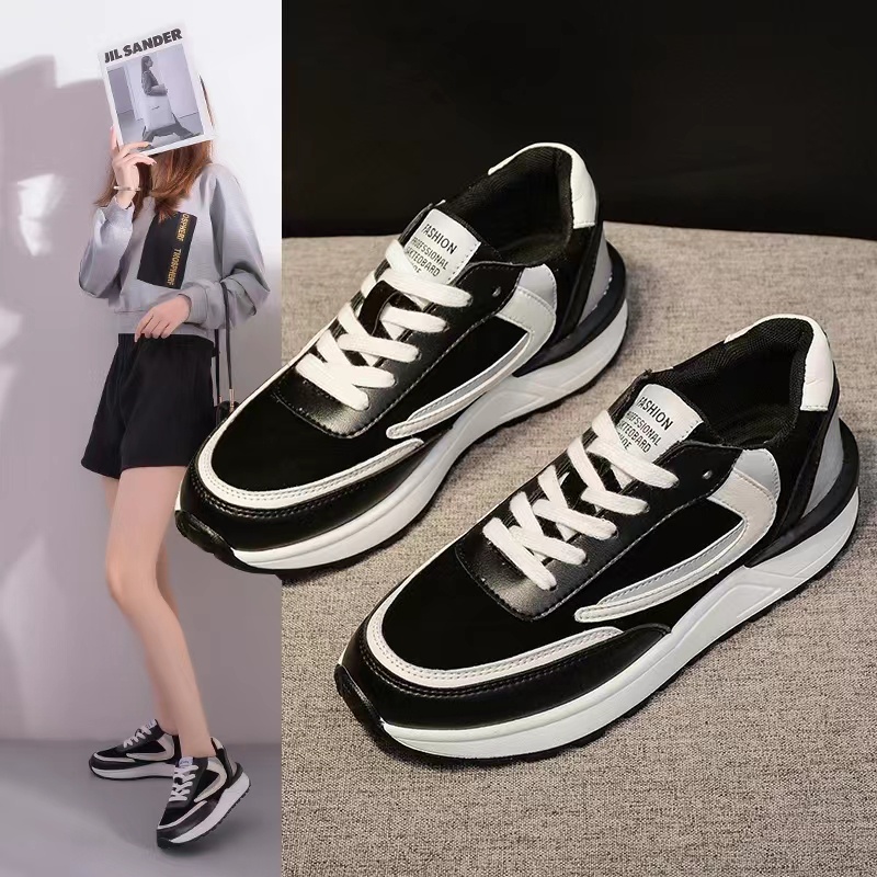 CaniKorea &quot;FREE BOX&quot; Taecyeon Sepatu Sneakers Wanita Fashion Korea Import 9187