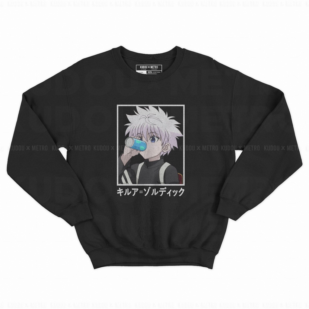 Crewneck Killua Chibi Anime Manga HXH Hunter x Hunter Premium Unisex