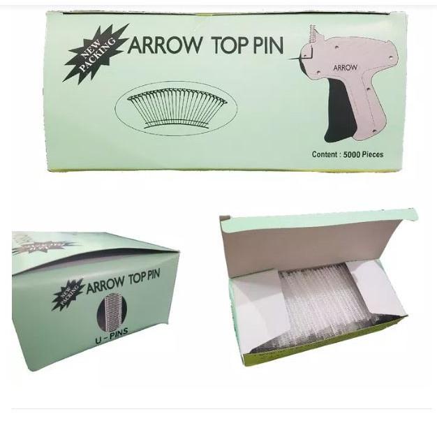 

☜ [ARROW] 1 Dos ISI 5000 PCS REFFIL TAG PIN LAUNDRY NAME TAG TEMBAK LABEL HARGA 15 25 35 ミ