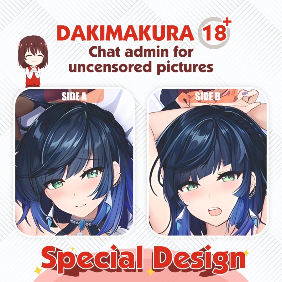 Dakimakura Yelan Genshin Impact 150x50 cm (Cover Only)