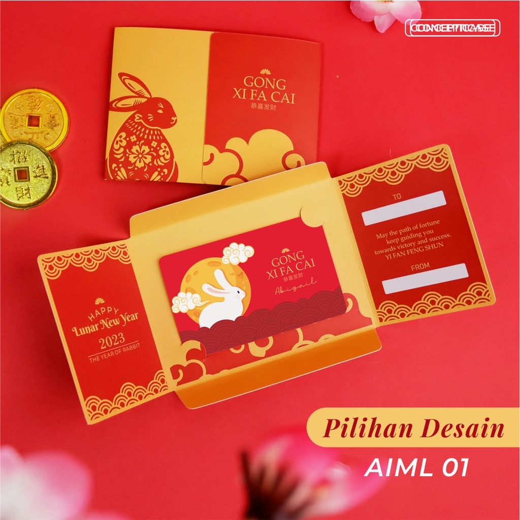 ANGPAO FLAZZ BCA/E-MONEY/BRIZZI/TAPCASH IMLEK CHINESE NEW YEAR UV PRINT CUSTOM