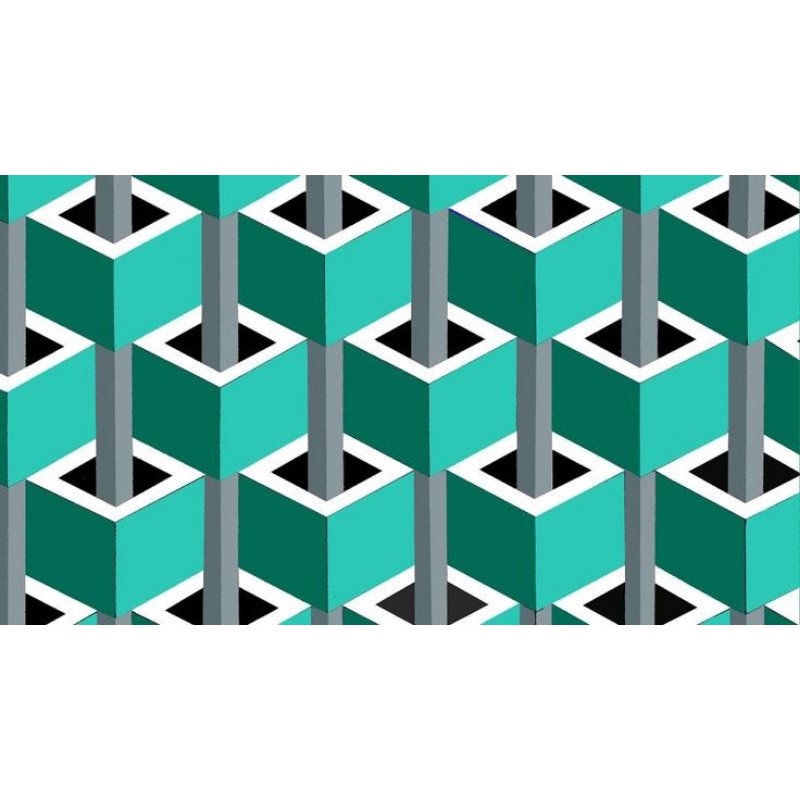 Cetakan cat dinding 3D (bukan wallpaper)