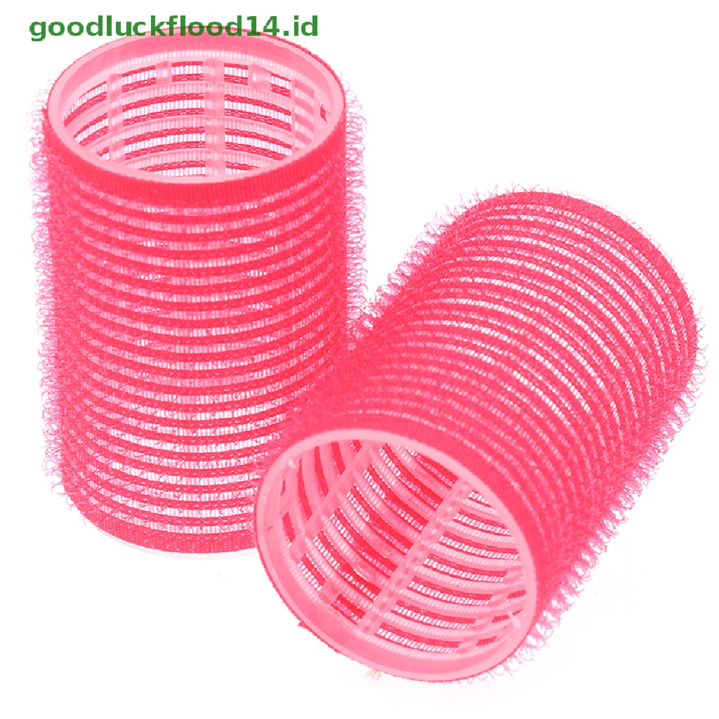 [GOOGFOUR] Rol Rambut 6Pcs Curlers Self Grip Holding Rollers Hairdressing Curlers Style [TOP]