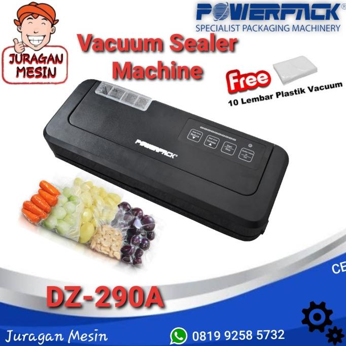 Jual Mesin Vacuum Sealer Otomatis Makanan Basah Kering Dz A Powerpack Shopee Indonesia