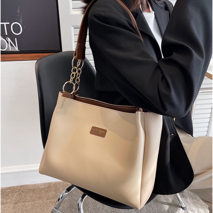 TFT AX200303 92960 AX960 T46  EL 5480 (2PC BISA 1KG) Tas TOTE BAG Polos Wanita Model Cantik Terbaru Muat Banyak supplier tas import