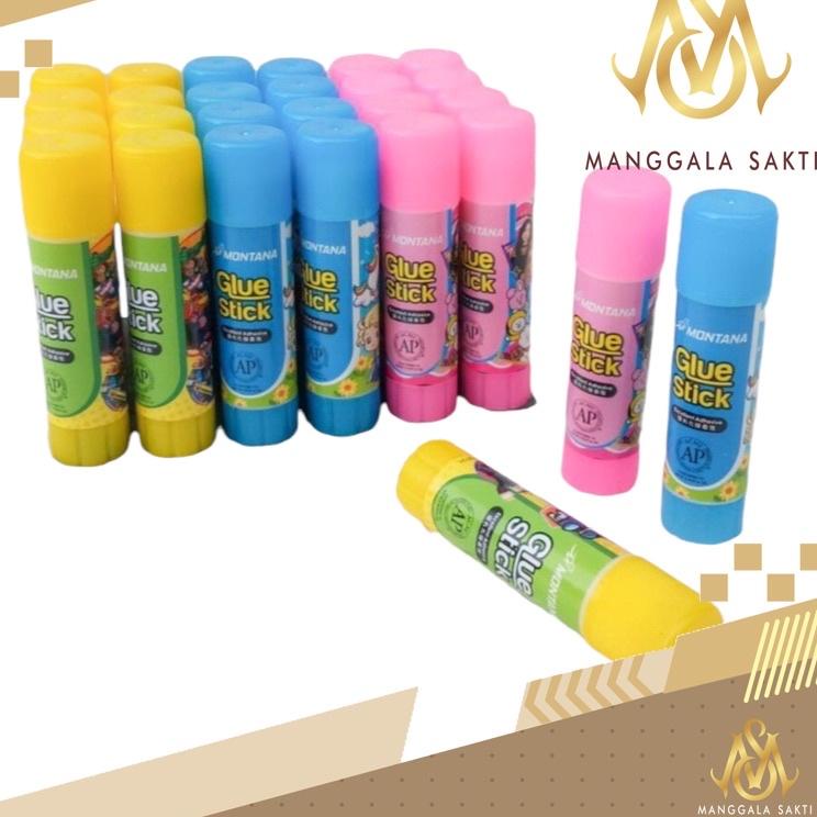 

⇅ Lem stik (1pak=24pcs) ukuran KECIL 10gram/ Lem stick / Lem murah / Lem fancy / Glue Stik Montana Fancy ㄹ
