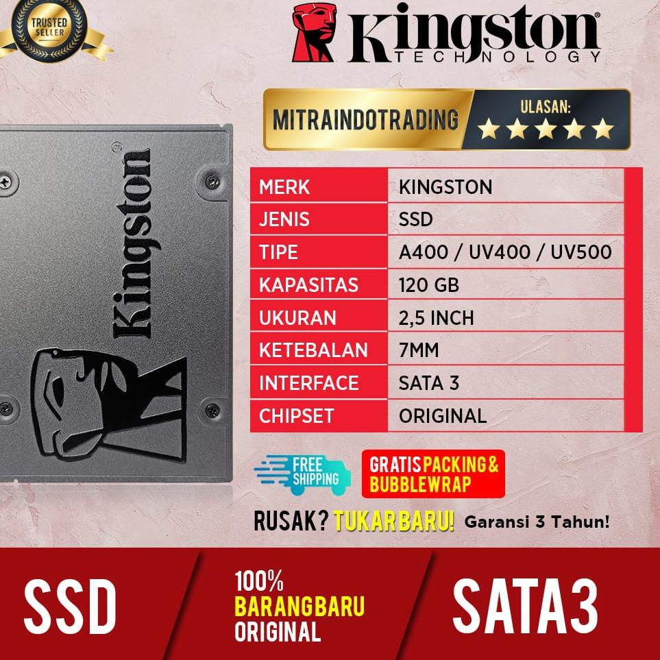 Hot Sale SSD KINGSTON 120GB SATA 2.5"