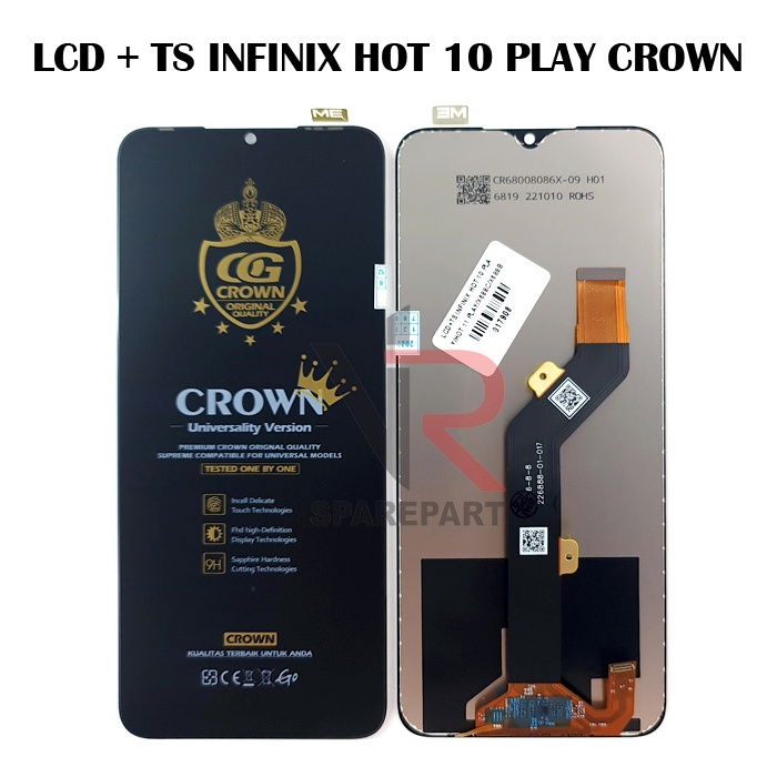 LCD INFINIX HOT 10 PLAY / HOT 11 PLAY FULLSET TOUCHSCREEN