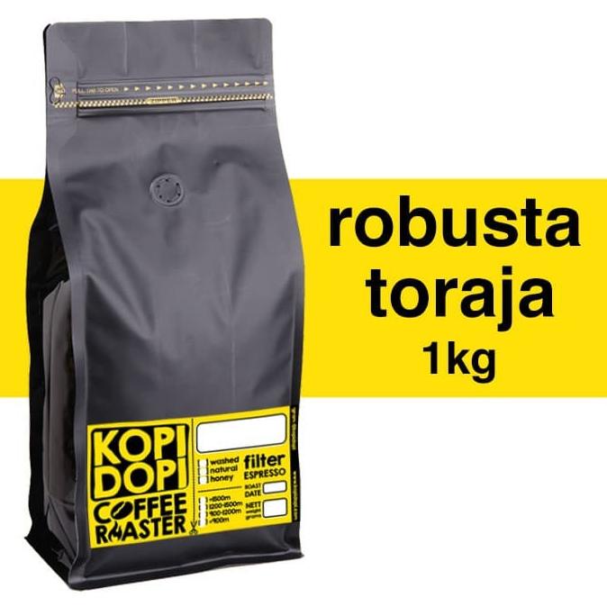 

[BISA COD] Biji Kopi Bubuk Robusta Toraja 1 kg 1kg Kopi Susu