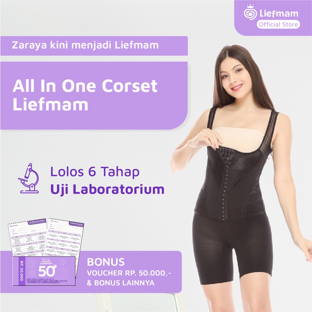 All in One Corset Liefmam (Zaraya) - Korset Kombinasi Untuk Ramping Menyeluruh