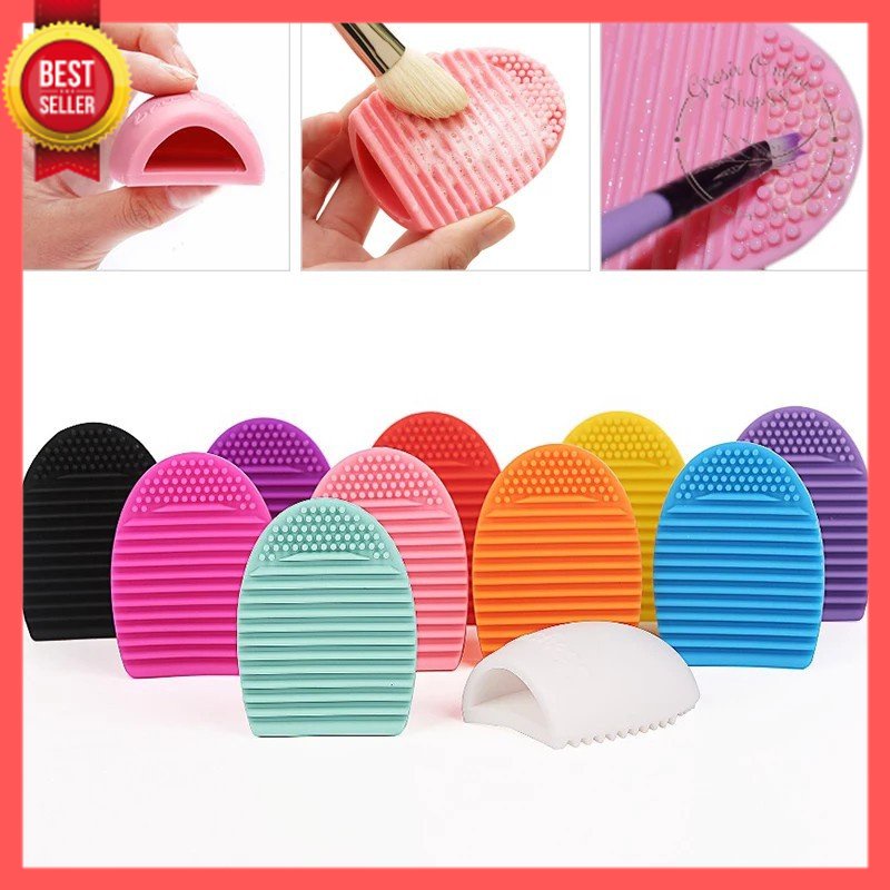 GOS -I112- Pembersih Kuas Makeup - Brush Pembersih Makeup - Egg Brush Cleaning